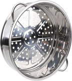 STOBAZA 22cm/8.6in Stainless Steel Steamer Basket for Food Steamer Basket Insert Steam Rack Trivet, Steamer Grid Compatible with InstantPot Pressure Cooker Kitchen Cookware