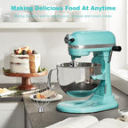 Wire Whip for KitchenAid Stand Mixer, airkitrep K5AWW Whisk Replacement, Stainless Steel 6 Wire Whip Attachment, Balloon Whisk Fit for Kitchen Aid 5 Quart Bowl-Lift, Ideal for Beating Eggs, Cream