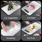 Titanium Cutting Board, Cutting Boards for Kitchen, Double-Sided Food-Grade, Non Toxic, New Upgrade, Hygiene Durable Dishwasher Safe Chopping Board for Meats, Fruits, Vegetables (12 * 9in)