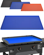 KITCHEN PERFECTION 28" Premium Silicone Griddle Cover Mat for Blackstone Griddle 28 Inch - Hermetic Protection from Rust & Debris All Year, Fits All Blackstone 28 Inch Models - Food Grade Silicone