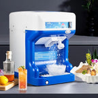 VEVOR Commercial Ice Shaver Crusher,286lbs Per Hour Electric Snow Cone Maker with 2L Ice Cube Box, 250W 1500RPM Tabletop Shaved Ice Machine for Parties Events Snack Bar, Home and Commercial Use (Blue)