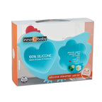 Innobaby Din Din Smart Silicone Chicken Steamer with Lid for Children, Blue (SIL-CKS01)