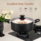 Ceramic Pots and Pans Set, 15PCS Nonstick Set Ceramic Cookware Set, Nonstick Pan Pots and Pans Set Non Stick Cookware set (With-Induction)