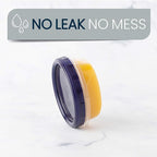 PLASTICPRO [8 oz 96 Pack] Twist Top Deli Containers Clear bottom With blue Top Twist on Lids Reusable, Stackable, Food Storage Freezer Container Pack of 96