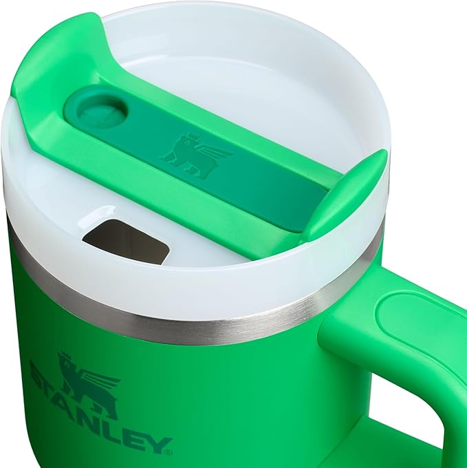 Stanley Quencher H2.0 Tumbler with Handle and Straw 14 oz | Flowstate 3-Position Lid | Cup Holder Compatible for Travel | Insulated Stainless Steel Cup | BPA-Free | Meadow