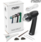 Mamba Original 1g Black USB Electric Herb Grinder with Color Box. Small Portable Metal Herbal Machine & Spice Mill for the Kitchen