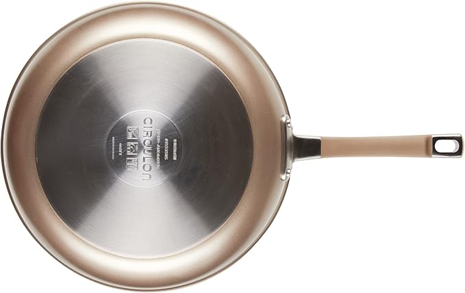 Circulon Premier Professional Hard Anodized Nonstick Cookware Induction Pots and Pans Set, 12 Piece, Bronze