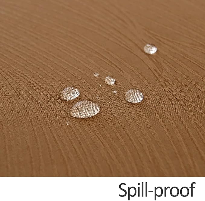 maxmill Harvest Swirl Design Table Cloth Waterproof Wrinkle Resistance Heavy Weight Soft Tablecloth for Fall Harvest Thanksgiving Dinning Tabletop Decoration Square 70 x 70 Inch, Fall Leaf