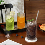 Vintage Hobnail Drinking Glasses Set of 12, 16 oz Large Capacity Embossed Clear Tumblers, Highball Glasses for Water, Cocktail, Beer, Whiskey, Kitchen & Bar Use