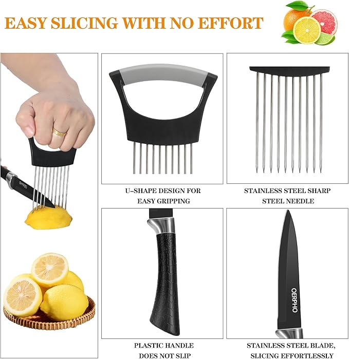 lemon squeezer,Portable Manual Citrus Squeezer Kit With Lime Squeezer,Lemon Slicer and Paring Knife,Easy to Juice Lemons,Limes,Oranges,Tangerines and Other Fruits Kitchen Gadgets.