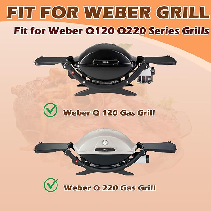 Grill Igniter KIt 80475 for Weber Q120 Q220 Series Grills Electronic Igniter Replacement Parts, Grill Push Electric Button Starter Kit Replacement for Weber Baby Q Parts 516002 566002 566014