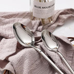 Silverware Set for 4 Modern 16 Piece 18/10 Stainless Steel Square Flatware Set Nice Weight Mirror Polished Kitchen Utensils Cutlery Sets for Home Restaurant Wedding Tableware Dishwasher Safe