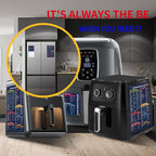 Easy Air Fryer Magnetic Cheat Sheet For Beginners and Expert Users, Air Fryer Cooking Time Magnet Sheet, Air Fryer Cooking Guide, Kitchen Gadgets,Air Fryer Accessories