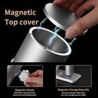 Electric Espresso Grinder, Coffee Bean Grinder for Home Use, Burr Coffee Grinder with 38MM 6-Star CNC Conical Burr and Magnetic Lid & Dosing Cup, Stepless Adjustment