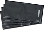 Resealable Zipper Vacuum Seal Bags 11" x 24" (50 Count) 5.5 Mil (Black and Clear) - BPA Free Commerical Grade Food Saver for Storage, Sous Vide, and Meal Prep Sealer Bag