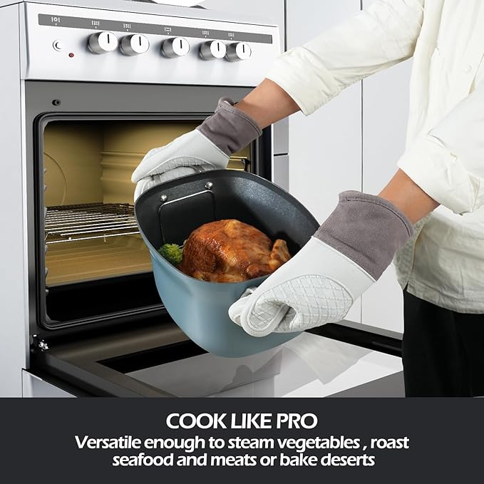 Steam and Roast Rack - Compatible with Ninja Foodi Possible Cooker Pro 8.5 Qt MC1000, MC1001, MC1010 Series Slow Cooker Crock Pot - Chrome Coated Possiblecooker Accessories (Steam Rack)