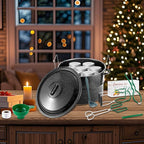 Canning Pot, 21.5QT Water Bath Canning Pot with Rack and Lid, Stainless Steel Canning Rack, Canning Starter Kit for Beginner, for Home, by Kendane.