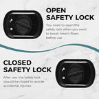 KITEXPERT Meat Tenderizer Tool with 56 Stainless Steel Ultra Sharp Needle Blade, Durable Meat Tenderizer with Safety Lock, Chicken Tenderizer for Beef, Steak, Meat Tenderizer Machine