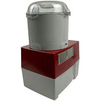 Robot Coupe R2B, Food Processor Cutter and Mixer, 3-Quart Polycarbonate Bowl, 1 HP, 120v, Gray/Red/Clear, Vertical Cutting, Pulse Control, Smooth "S" Blade, Commercial Kitchen Use