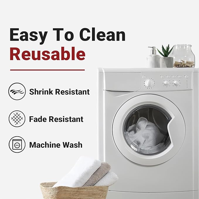 Laolitou Table Cloth Rectangle Linen Waterproof Textured Red Tablecloth, Washable Wrinkle Free Spill Proof Fabric Tablecloths for Dining Table Farmhouse Kitchen Holiday, 60x104 Inch