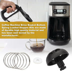 Fits for Mr Coffee Replacement Basket Hamilton Beach Coffee Maker Parts,2-Pack Coffee Machine Brew Basket Bottom Spring Loaded Stopper Kits 990117900 990237500 185774-000-000 112435-000-000