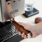 Gaggia Espresso Machine Accessories Kit: 58mm Bottomless Portafilter, Wooden 30lb Tamper, Distribution Tool, WDT Stirrer, Dosing Funnel & Puck Screen - Perfect for Gaggia Classic Models