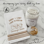 Funny Sourdough Baking Kitchen Towels, Gifts for Sourdough Bakers Tea Dish Towels for Kitchen, Baking Lover Gifts Decorative Hand Towels, 16x24 Inch Yellowish-Brown