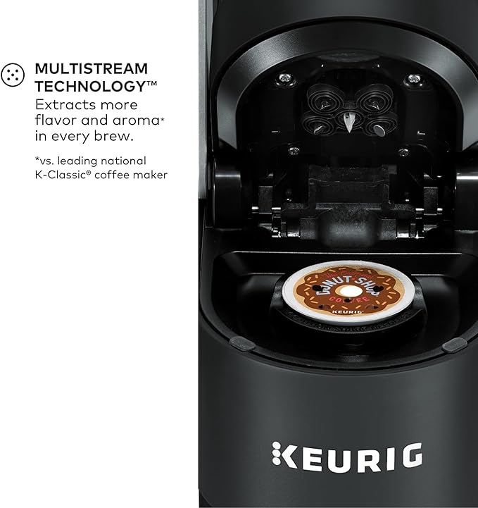 Keurig K-Supreme Single Serve K-Cup Pod Coffee Maker, MultiStream Technology, 4 Brew Sizes, 66oz Dual-Position Removable Reservoir, Black