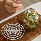 KICHOUSE 5pcs Pickle Jar Press Plate Kimchi Jar Pressure Fermentating Weight Jar Kit For Vegetables Canning Supplies