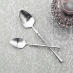 Gugrida Unique & Beautiful Flatware Set - 5 Piece Iridescent Silverware Sets | 18/10 Stainless Steel Reusable Cutlery Set | Utensils Service For 1 with Dessert Fork, Knife, Spoon, Dinner Fork