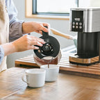 Kismile 10-Cup Drip Coffee Maker with LED Display & Touch Screen, 24H Timer, Dry Boil Protection, Programmable, 1.5L Water Tank, for Home & Office(Black)