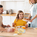 Butter Dish with Lid, Butter Container for Countertop, Butter Tray Butter Keeper with Bamboo Lid and Stainless Steel Knife, Glass Butter Dish Perfect for East/West Coast Butter