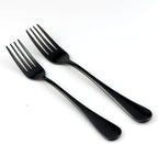 30-Piece 18/0 Stainless Steel Classical Flatware Set, Mirror Polishing Black, Service for 6