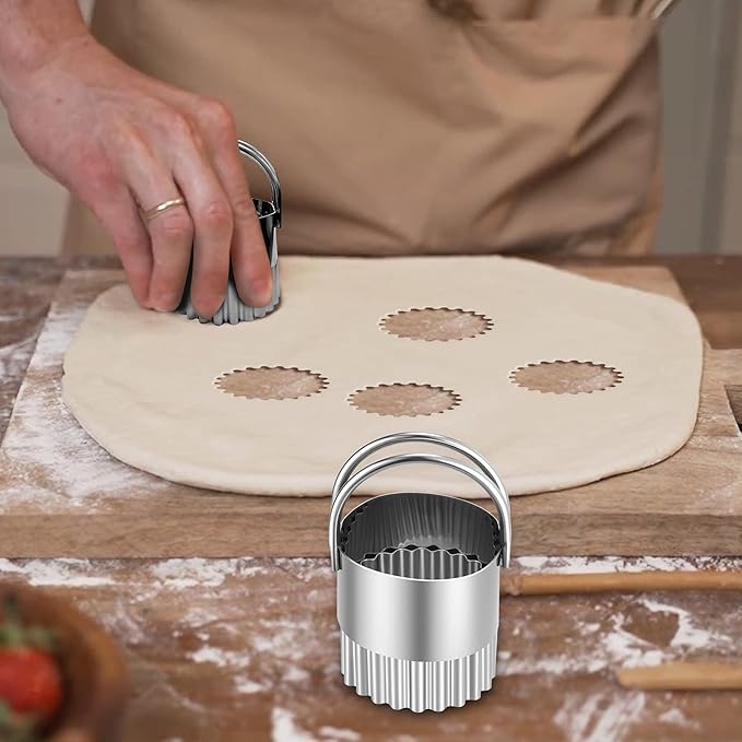 Stainless Steel Cookie Cutters, Pastry Cutter, Dough Cutter & Biscuit Cutter Set For Baking (10 Pcs/Set), Mickey Unicorn Dinosaur Heart Star Cookie Cutters for Kids Birthday Party