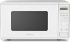 Farberware 0.9 Cu. Ft. 900-Watt Oven Auto, Defrost, & Express Cooking – Compact Countertop Microwave with Digital Display & Safety Lock, White