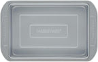 Farberware Nonstick Bakeware Baking Pan With Lid / Nonstick Cake Pan With Lid, Rectangle - 9 Inch x 13 Inch, Gray