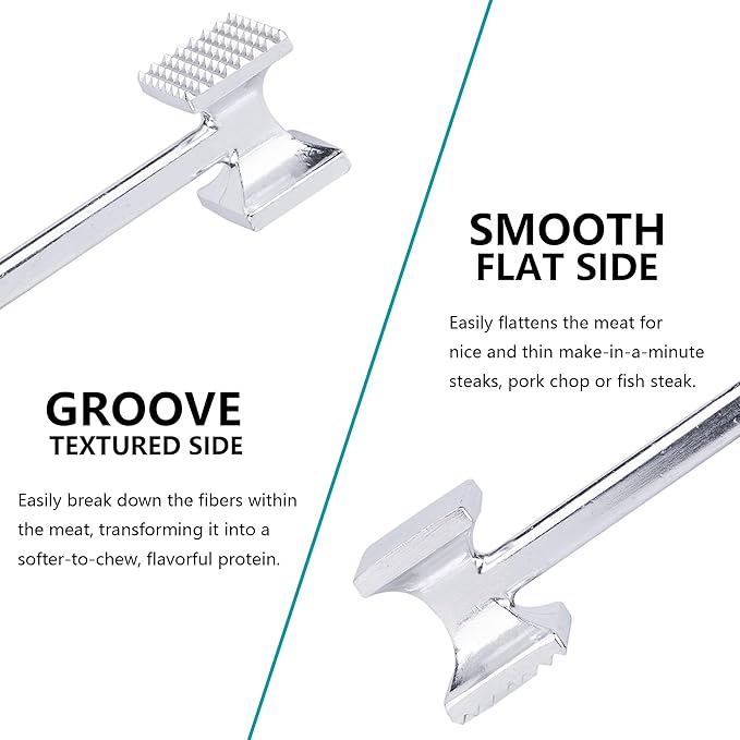 Meat Tenderizer Mallet Hammer for Kitchen, Heavy Duty Pounder For Tenderizing Steak, Beef and Fish