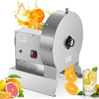 WICHEMI Electric Vegetable Slicer Commercial Fruit Slicer Cabbage Shredder Machine 2 IN 1 Manual Electric Vegetable Slicers Machine Stainless Steel Food Slicing Machines