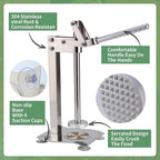 Professional Lemon Smasher Citrus Juicer - Heavy Duty Stainless Steel Manual Press Squeezer for Lime, Orange & Nut Crusher by Garwei