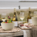 Wheat Straw Bowls 60 OZ Large Salad Bowl Set of 6, Microwave and Dishwasher Safe Plastic Serving Bowls, Unbreakable Kitchen Bowl, Big Bowls for Eating, Soup, Popcorn and Ramen (Beige)