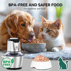 LINKChef Food Chopper, 5 Cup Food Processor Mini Electric, 1.2L 250W Meat Grinder with 4 Bi-Level Blades, Stainless Steel Mincer for Kitchen, Vegetable, Onion, Garlic, Salad, Baby Food, Fruit, Nuts