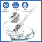 Digital Caliper Measuring Tool, Stainless Steel Vernier Caliper Digital Micrometer with Large LCD Screen, Easy Switch from Inch Metric Fraction, 6 Inch/150mm Caliper Tool for DIY/Household
