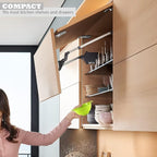 Meadow Lane 6-inch Small Colander, BPA-Free, Dishwasher Safe, Double Handles, Compact Food Strainer for Berries, Veggies and Pasta, 3-Cup Capacity, Green and White, 2-Pack