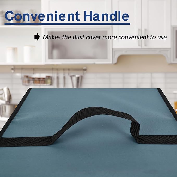 Coffee Maker Dust Cover for Ninja Pod & Grounds Specialty Single-Serve Coffee Maker PB051/PB051GB/PB051SG/PB051ST, Heavy Duty Waterproof Coffee Machine Protective Cover Case (Lake Blue)