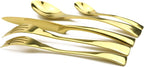20-Piece 18/10 Stainless Steel Gold Flatware Set, Serive for 4
