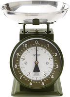 Taylor Mechanical Kitchen Weighing Food Scale with Bowl, Weighs up to 11lbs, Measures in Grams and Ounces, Food Scales for Kitchen, Green