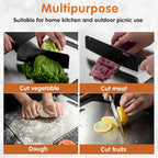 Titanium Cutting Board,Cutting Boards for Kitchen,Dishwasher Safe, Double-Sided, Suitable for Fruits, Vegetables, Meat, Outdoor, Housewarming Gifts, Etc(13.4″x9.1″)