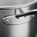 Tramontina Tri-Ply Clad Stainless Steel 3-Quart Sauce Pan with Glass Lid, Induction-Ready, Dishwasher-Safe, NSF-Certified