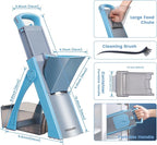 Safer Mandoline Food Slicer, Thickness Adjustable Vegetable Chopper, Onion Chopper Potato Slicer Tomato Cutter Dicer, Multifunctional Kithcen Food Fruit Chopper