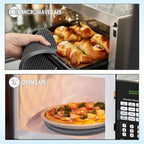 Silicone Trivets for Hot Pots and Pans, 0.31" Thick Trivet Mat for Hot Dishes Set of 4, Heat Resistant Durable Flexible Silicone Mat Pot Mat for Countertop, Easy to Wash and Dry, Dark Gray